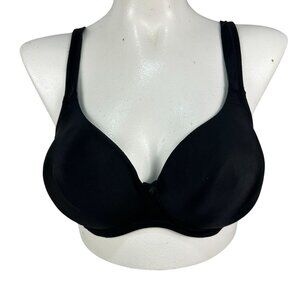 Just My Size Womens Black Underwire Bra 40D Nylon/Spandex